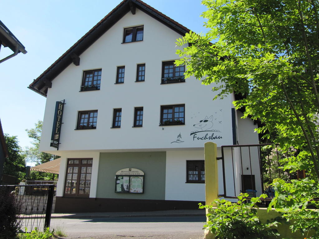 Rennsteighotel Gruener Baum Schmiedefeld am Rennsteig Eksteriør bilde